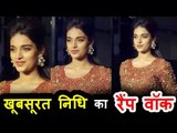 Nidhhi Agerwal ने किया Ramp Walk । The Wedding Junction शो पर