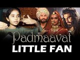 LITTLE FAN का रिव्यु Padmavat मूवी पर | Deepika, Ranveer, Shahid