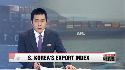 S. Korea's export goods index has rebound to an increase in March