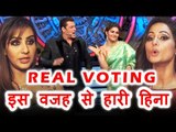 Bigg Boss में Salman और Akshay ने Sapna को किया प्रपोज ,Hina Khan का हारने का असली कारन