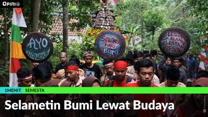 #1MENITSEMESTA | Selametin Bumi Lewat Budaya
