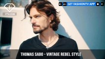 Thomas Sabo Vintage Rebel Style Charm Club Rebel Heart Look | FashionTV | FTV