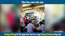 Hậu lùm xùm tình cảm, Trường Giang bị bắt gặp bán bún bò cùng Hương Giang trong chợ