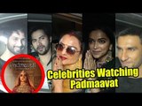 Padmaavat Special Screening | Deepika, Rekha, Varun, Ranveer, Shahid | Padmaavat