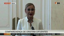 Cifuentes: 'Renuncio a la presidència de Madrid'