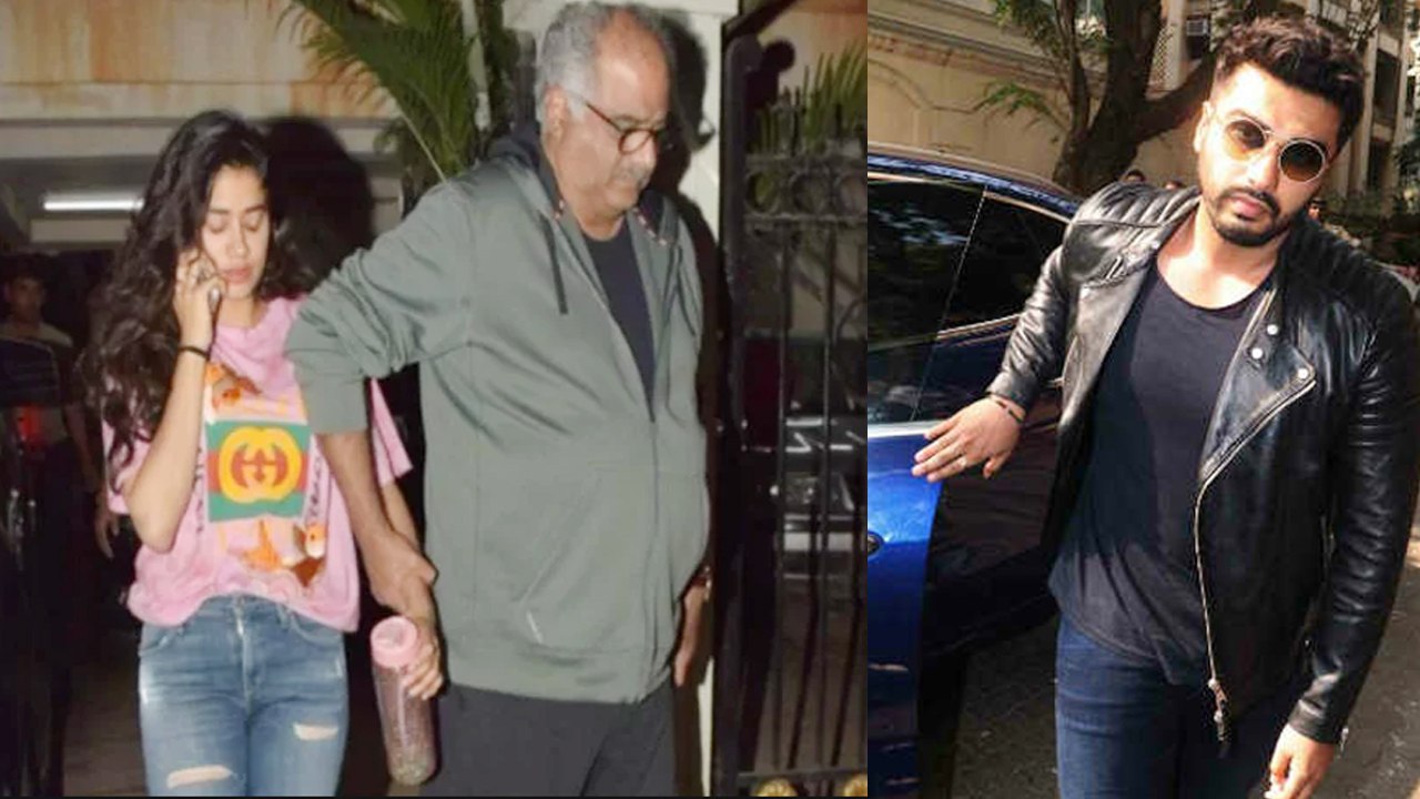 Jhanvi Kapoor SPOTTED at Arjun Kapoor's house to PLAN vacation! | FilmiBeat