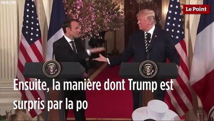 Les moments les plus loufoques de la visite de Macron aux Etats-Unis