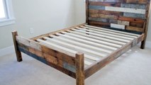 Wood Queen Bed Frame with Storage UK Furniture