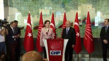 Kılıçdaroğlu-Akşener ortak basın toplantısı - ANKARA