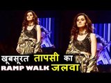Gorgeous Taapsee Pannu ने किया Lakme Fashion Week 2018 पर Ramp Walk