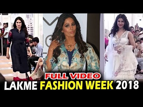 Lakme Fashion Week 2018 का FULL वीडियो | Hina Khan, Sagarika Ghatge , Nimrat Kaur | LFW 2018 Day 03