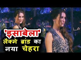 Katrina की बेहेन Isabel Kaif ने किया Lakme Fashion Week 2018 में RAMP WALK