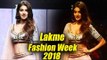 Nidhhi Agerwal ने किया Lakme Fashion Week 2018 में Ramp Walk