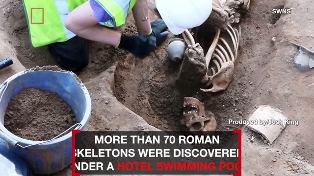Over 70 Roman Skeletons Found Buried Under A Hotel Swimming Pool