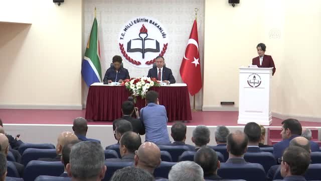 Türkiye ile Güney Afrika Arasında Eğitim İşbirliği Anlaşması İmzalandı