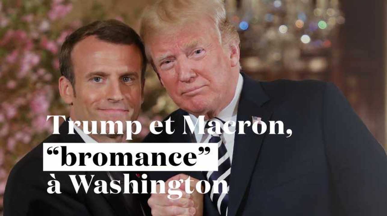 Trump et Macron : "bromance" à Washington