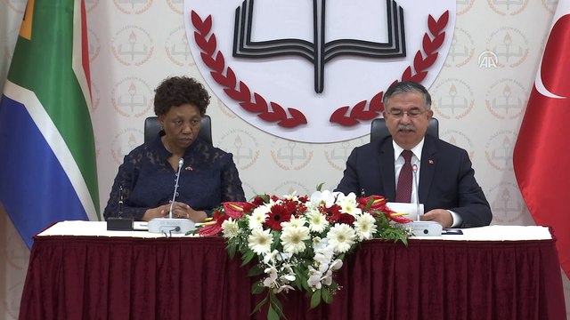 Türkiye ile Güney Afrika arasında 'Eğitim İşbirliği Anlaşması' imzalandı - ANKARA
