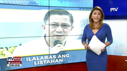 #PTVNEWS: Kumpirmadong druglist ng brgy. officials, isasapubliko ng PDEA