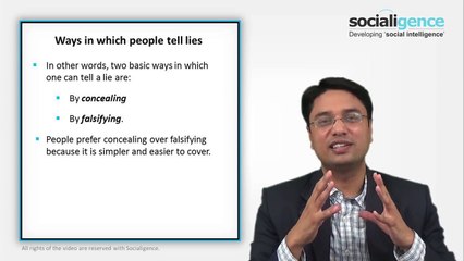 Online Course on Detecting Lie - Socialigence
