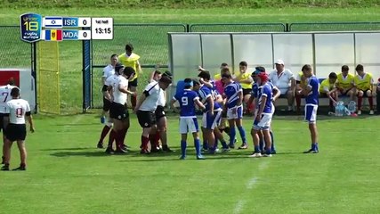REPLAY ISRAEL / MOLDOVA - RUGBY EUROPE U18 CONFERENCE 2018 - ZAGREB