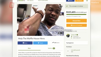 GoFundMe For Waffle House Hero Hits Over 100K In 24 Hours