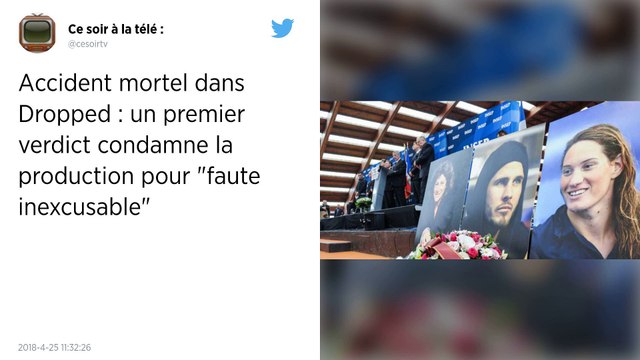 Dropped. La société productrice de l’émission condamnée pour « faute inexcusable ».