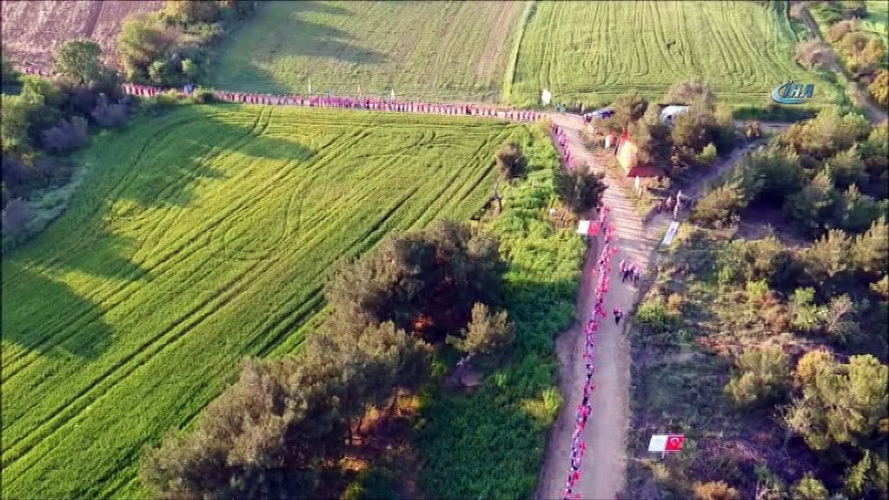 İstanbul Büyükşehir Belediyesi izcileri 57. Alay’a vefa için yürüdü