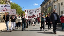 Manifestation pour le centre social de Courteille