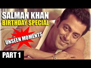 Salman Khan's BIRTHDAY SPECIAL | Unseen Moments In BOLLYWOOD