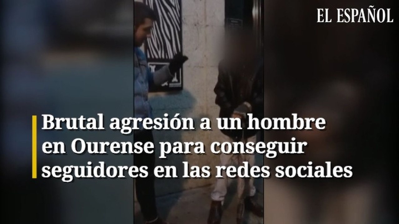 Brutal agresión a un hombre en Ourense para conseguir seguidores en las redes sociales