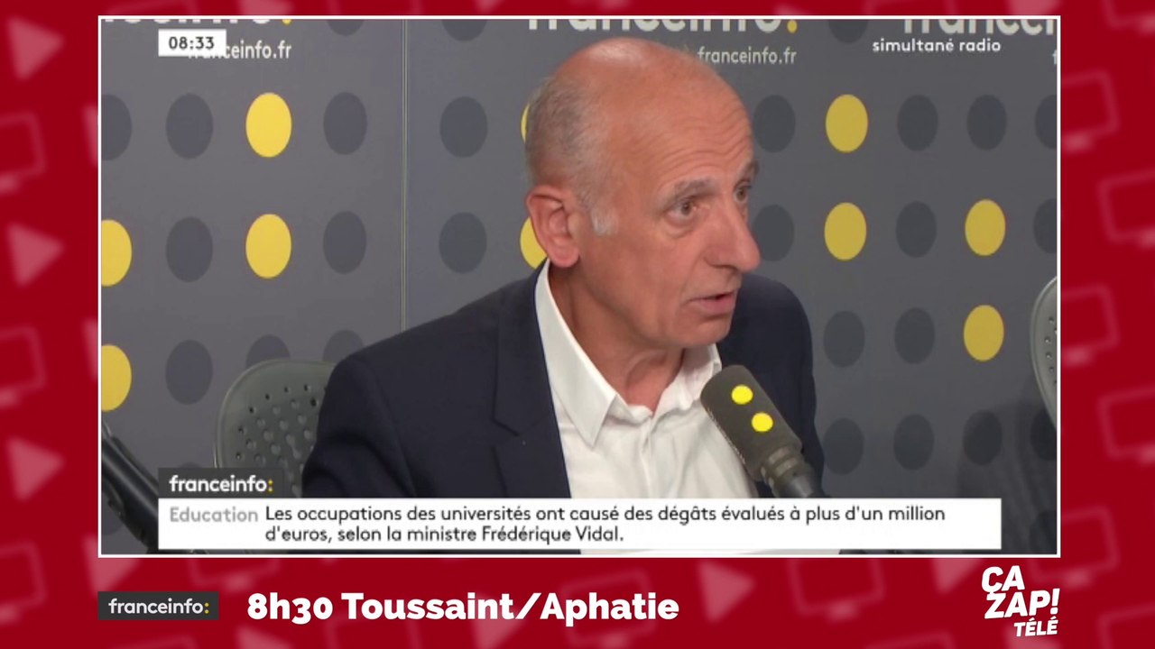 Le gros problème technique en direct sur Franceinfo qui fait rire Jean-Michel Aphatie