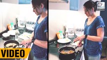 Sonakshi Sinha Cooks Delicious Food In Her Kitchen