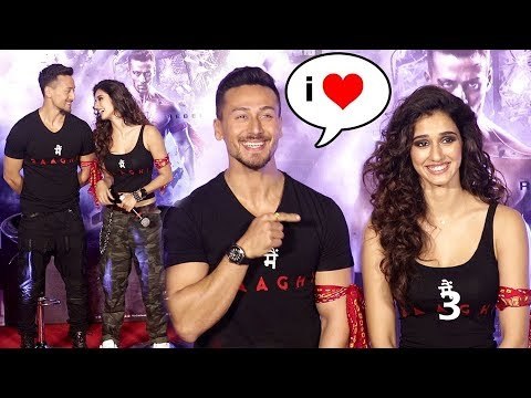 Tiger Shroff के कुछ हसीन पल गर्लफ्रेंड Disha Patani के साथ Baaghi 2 Official Trailer के लॉन्च पर