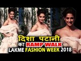 Gorgeous Disha Patani ने किया Ramp Walk | Lakme Fashion Week 2018 | #LFW2018