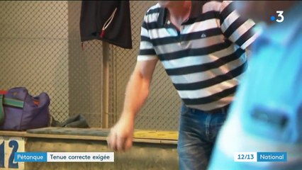 Pétanque : tenue correcte exigée