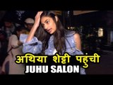 Aathiya Shetty पोह्ची Juhu के Salon में