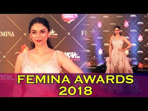 Aditi Rao Hydari पहुंची Nykaa Femina Beauty Awards 2018 के Red Carpet पर