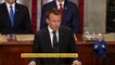 "Je suis sûr qu'un jour les Etats-Unis reviendront pour se joindre à l'accord de Paris" sur le climat, déclare Emmanuel Macron, face au Congrès américain