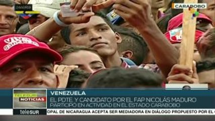 Maduro: mientras más votos, más garantía de recuperación económica