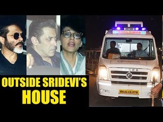 Sridevi का पार्थिव शरीर आया Mumbai में | Anil Kapoor का परिवार पोहचा एयरपोर्ट