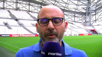 Les dernières infos sur OM-Salzbourg avec Karim Attab près de la pelouse du Vélodrome
