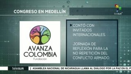 Colombia: inicia en Medellín congreso “Para no volver a la guerra”