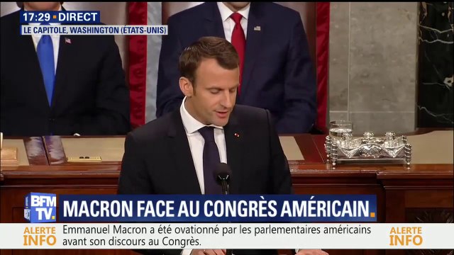 Macron au Congrès américain: L’Iran n’aura jamais d’arme nucléaire