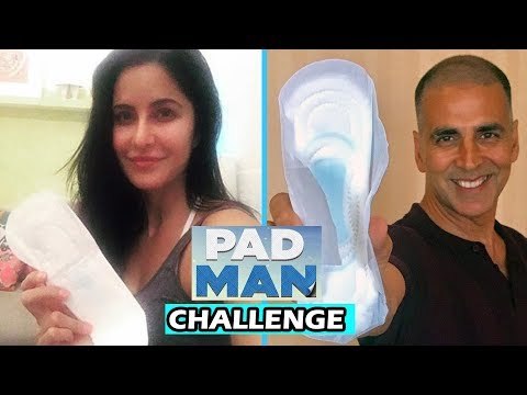 Salman की Tigress Katrina Kaif ने किया Sanitary Pad के साथ POSE | Padman Challenge