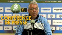 Conférence de presse Tours FC - Quevilly Rouen Métropole (2-2) : Jorge COSTA (TOURS) - Emmanuel DA COSTA (QRM) - 2017/2018