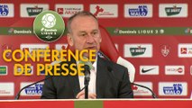 Conférence de presse Stade Brestois 29 - Clermont Foot (1-0) : Jean-Marc FURLAN (BREST) - Pascal GASTIEN (CF63) - 2017/2018