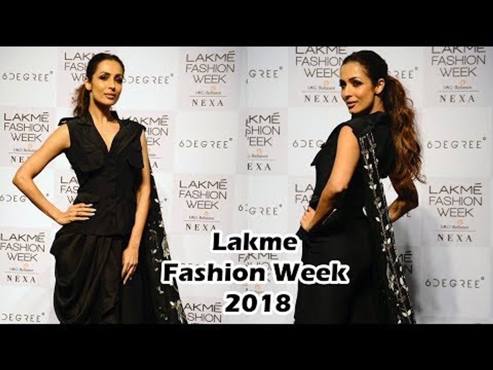 Gorgeous Malaika Arora ने किया Lakme Fashion Week 2018 पर Ramp Walk