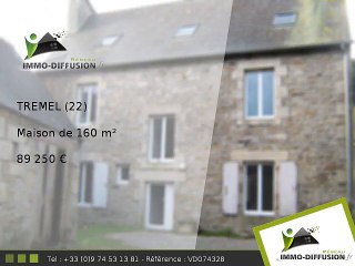 Maison A vendre Tremel 160m2 - Bourg