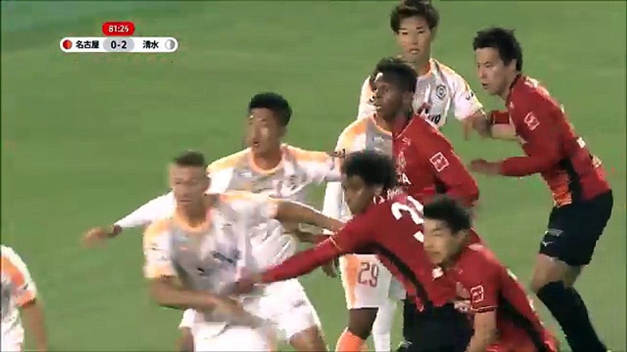 Nagoya 1:2 Shimizu (Japan. J League. 25 April 2018)