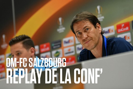 Replay | La conférence de Rudi Garcia & Florian Thauvin OM - FC Salzbourg